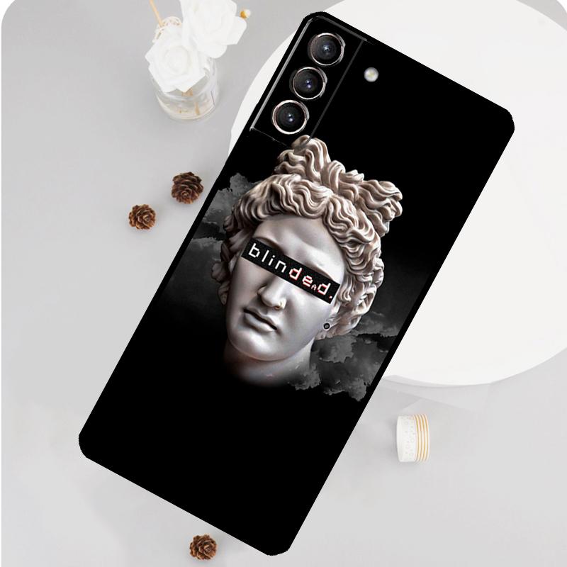 Greek Aesthetics Plaster statue Phone Case For Samsung Galaxy S24 S26 Ultra S20 S21 S22 S23 S25 Plus S10 S25 FE Funda Cover