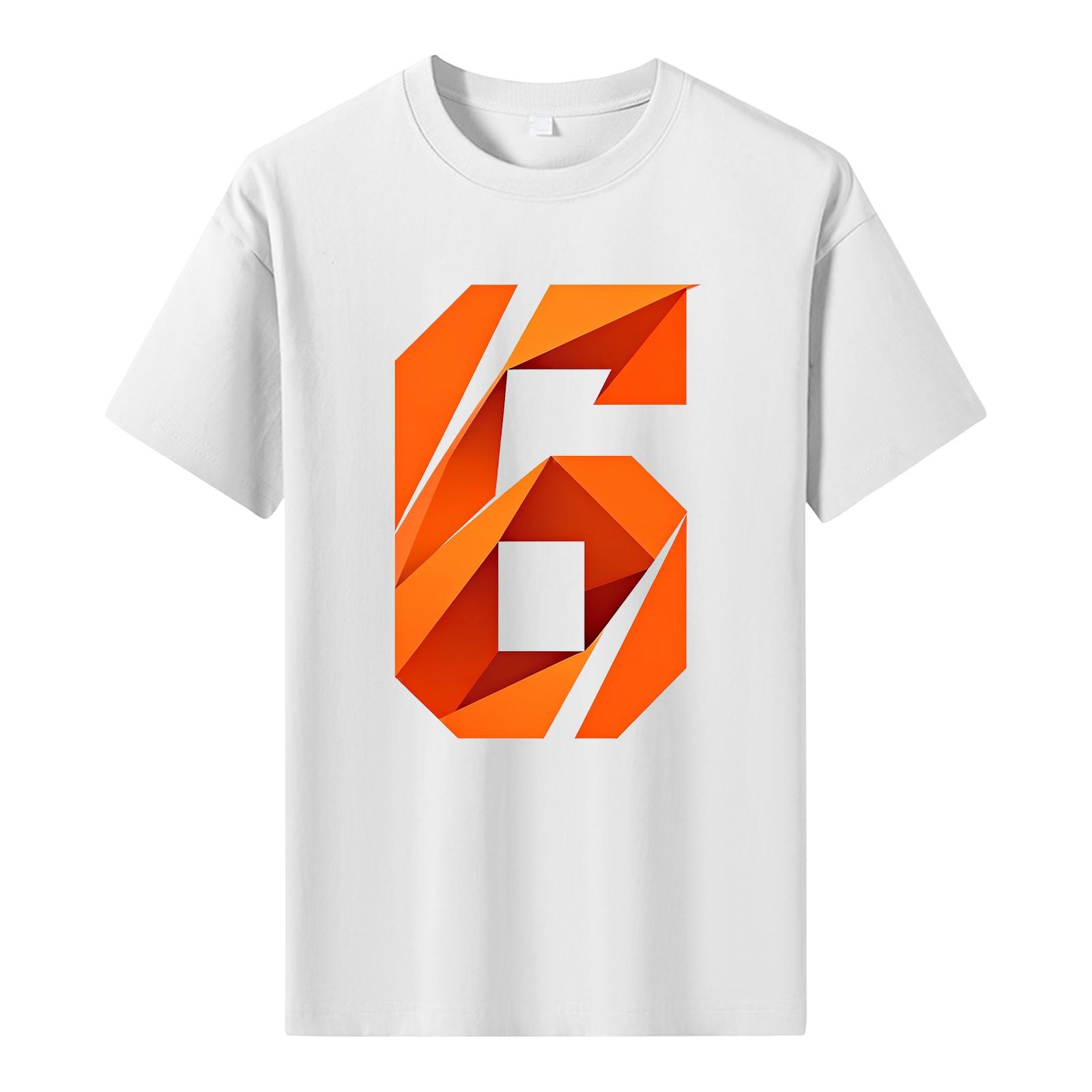 

Мужская футболка с коротким рукавом с принтом Мужская свободная повседневная футболка с коротким рукавом L