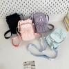New outdoor lightweight bow bundle messenger bag waterproof mobile phone bag thermal insulation kettle bag women's shoulder bag