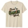 Born To Garden Forced To Work Floral Garden Hobby TShirt
