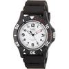 [Citizen Q   Q] E02a 002vk C Q Analog Solar 10 Atm Waterproof Urethane Strap watCh  blaCk  blaCk White