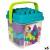 Construction Set Color Block Trendy Bucket 35 Pieces (6 Units)