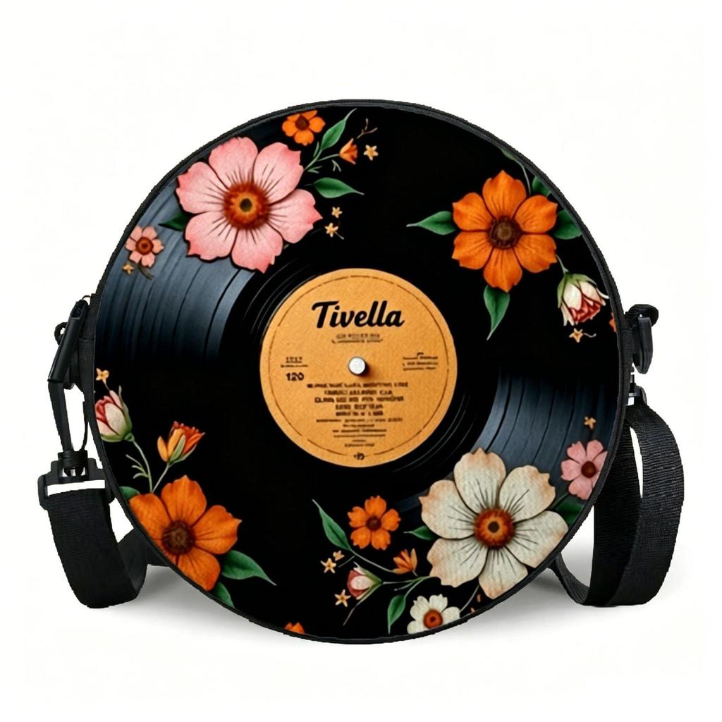 Versatile Retro Print Shoulder Bag: Large-Capacity Crossbody for Casual Street, Shopping, or Travel - Customizable Design