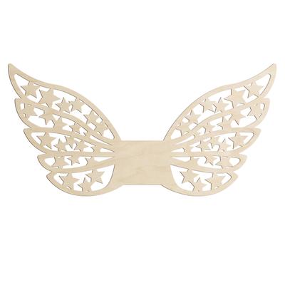 Angel Wings 10pcs Large Macrame Base Openwork Decorations for Baptism