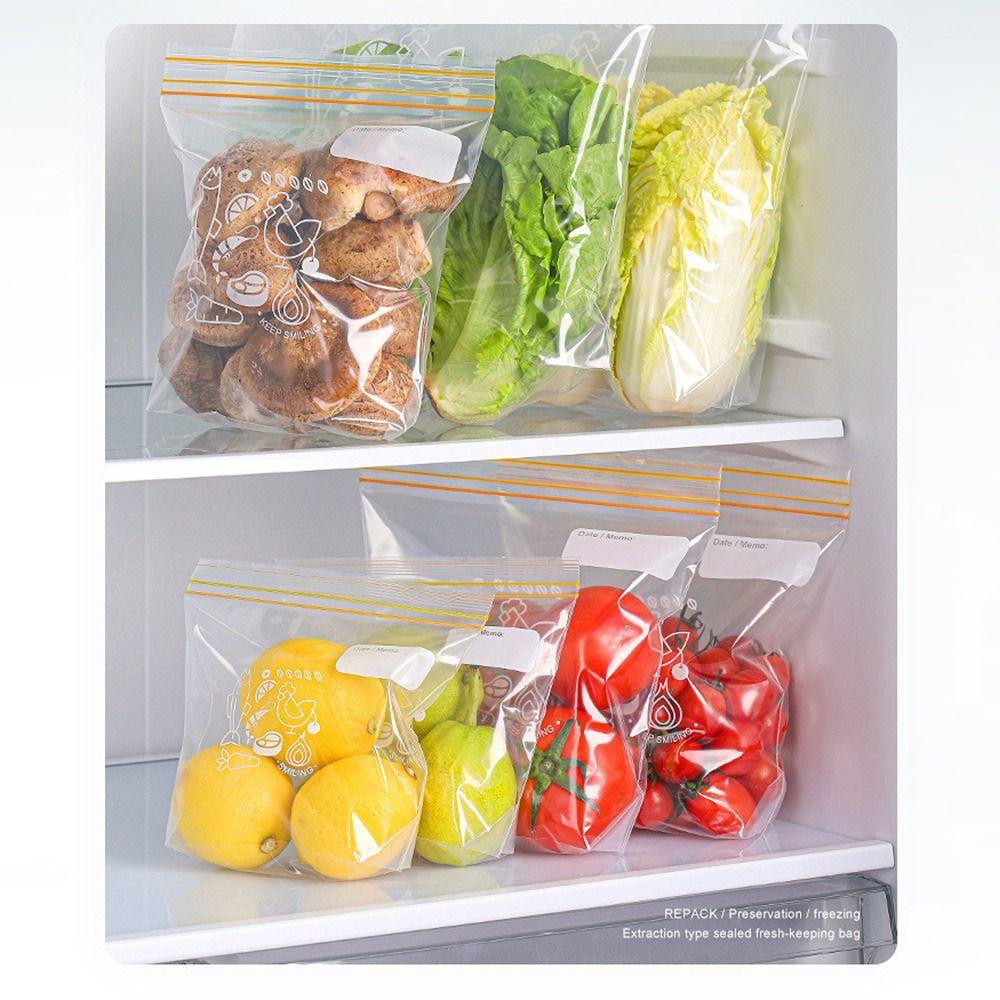 Gifts Thickened Food Sealed Bag Large capacity Portable Refrigerator Fresh-keeping Bags Kitchen Supplies Storage Container
