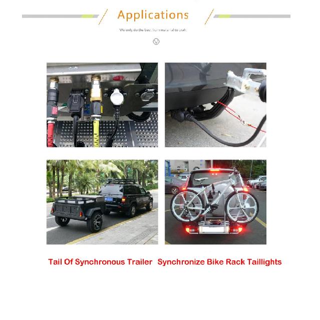 12V European 7 Pin Trailer Plug Socket Tester Durable Truck Wiring Circuit Light Test Tool RV Car Trailer Socket Circuit Testing