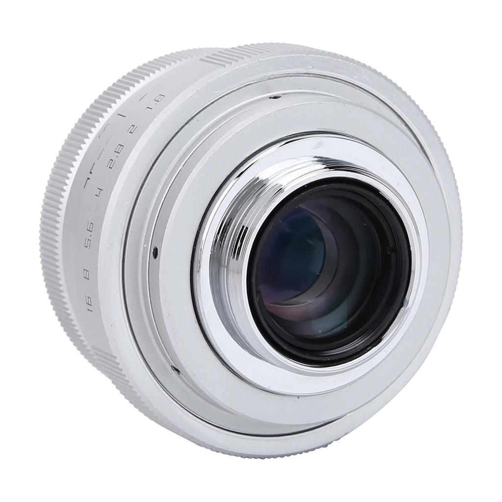 25mm F1.8   CCTV C Mount Wide Angle Lens for   Mirrorless Camera (black)