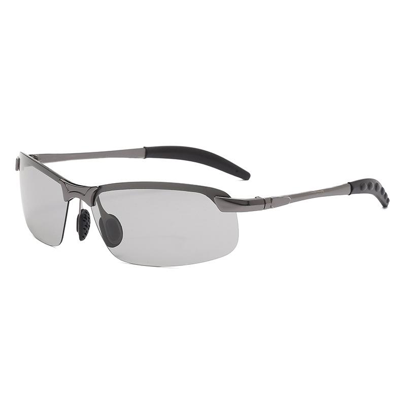 Men's new polarized sunglasses Men's fishing color-changing sunglasses Day and night Polarized color-changing glasses Driving
