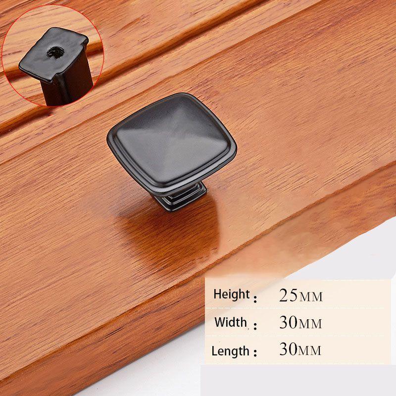 High-quality Zinc Alloy Matte Black Nickel Kitchen Cabinet Handle For Versatile Use