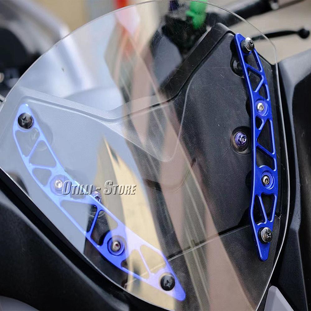 Motorcycle Accessories Windshield Windscreen Bracket Strip Trim Kit For YAMAHA X-MAX300 X-MAX 300 XMAX300 XMAX 300 2017 - 2022
