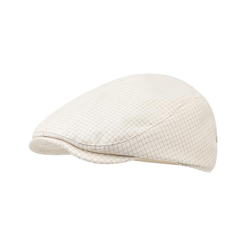 

Spring Summer Women s French Beret Retro Forward Cap Face Slimming Painter Hat 2026 New бежевый