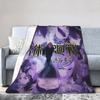 Jujutsu Kaisen Anime Blanket Fleece Textile Decor Gojo Satoru Portable Soft Throw Blanket for Sofa Office Rug Piece