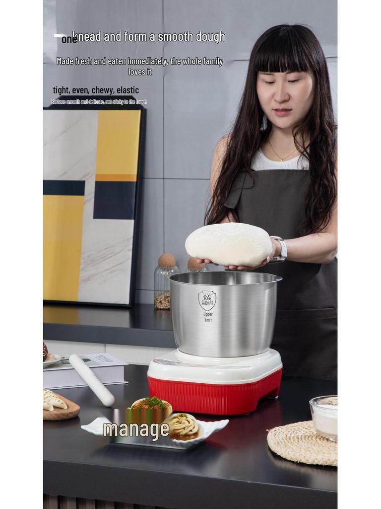 Fully Automatic Multi-functional Dough Mixer & Kneader with Fermentation and Proofing