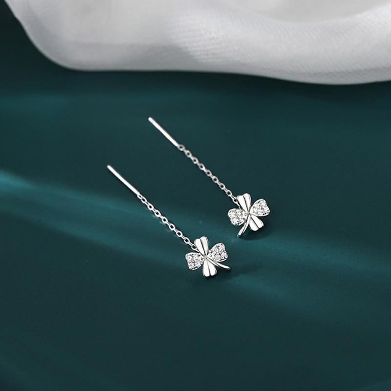 2025 Diamant Schneeflocken Ohrfaden Ohrringe: Elegante, vielseitige Damenmode