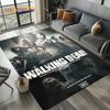 TWD Walking Dead Rick Daryl Horror TV Teppich für Wohnzimmer Schlafzimmer Haus Sofa Dekoration, Kinderteppich rutschfeste Bodenmatte