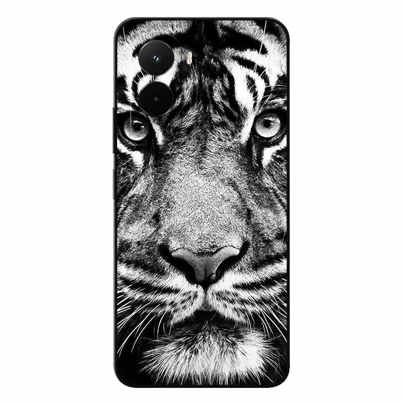 Soft Case For Xiaomi Poco M7 4G Cartoon Back Cover For PocoM7 M7 Silicone Bumper Protective Shockproof Capa Pocom7 4G Lion Coque