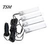 4 In 1 12V Blue Car Atmosphere Lamp Charge LED Interior Floor Decoration Lights