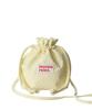Masmarulez String Cross Bag_Embo Flower Cream Lemon