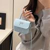 2025 Summer New Bow Bag Korean Version Personalized Ins Women's Handbag Fashionable and Simple Shoulder Oblique Span Bag