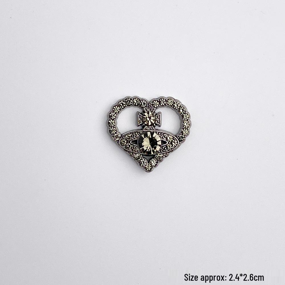 Decor Floare Sabot Aliaj Retro Stras - Catarame DIY High-End