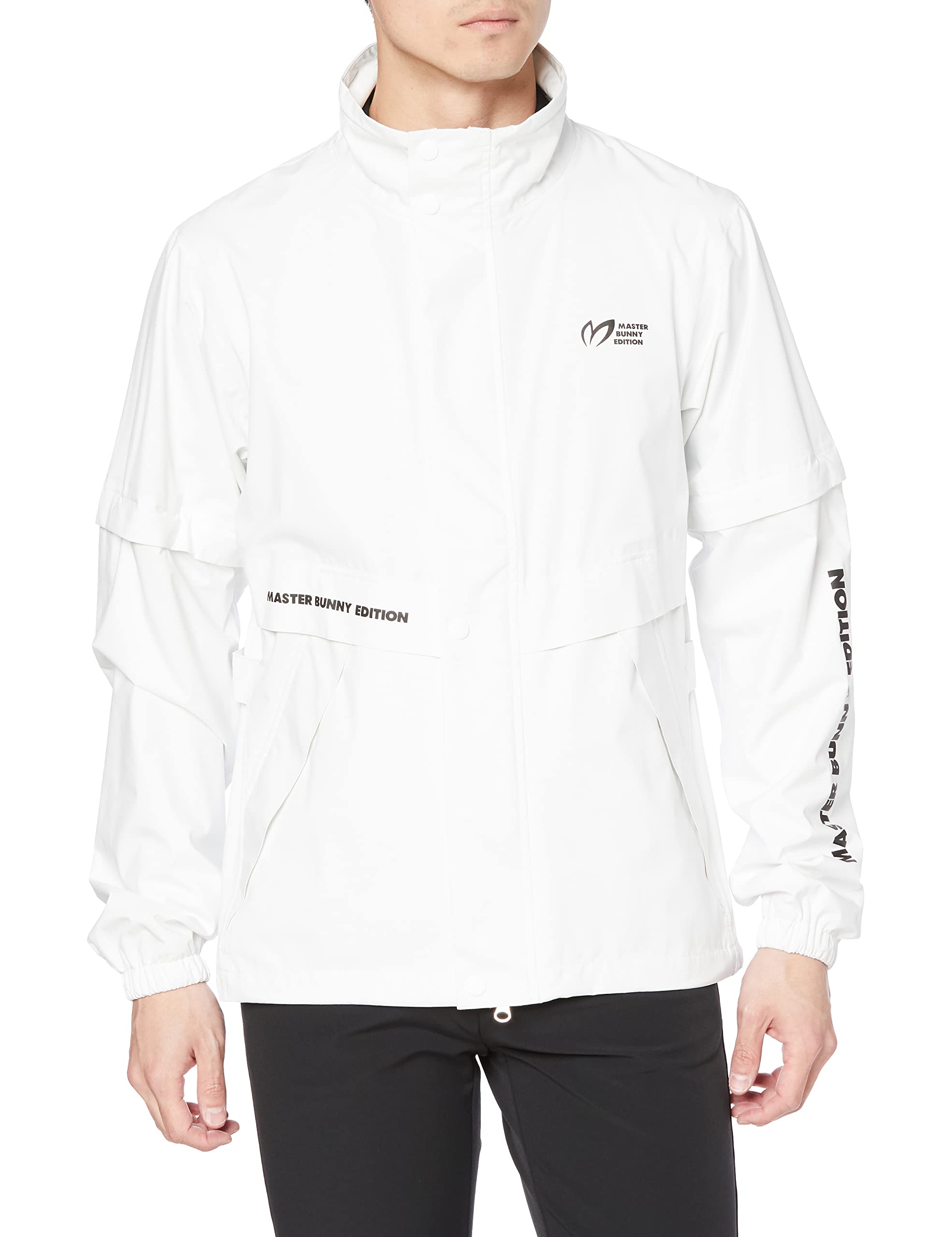 

Continuing standard product rainwear tops water Rain golf 7 [Master Bunny] Men s (basic, resistant, breathable) / / 758-3988401 030_White [3L]