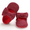 Jarní a podzimní bojové 0-1 rok staré dítě Učící boty Měkké podrážky pletených dětských bot Versic Princeznovské boty