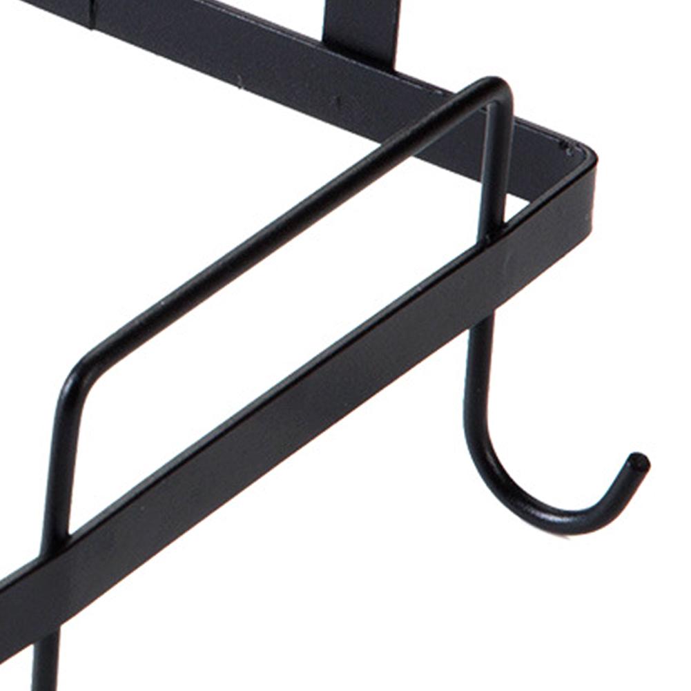 Household Hanging Iron Garbage Bag Rack Stand Bracket Trash Storage Holder Kitchen Accessory