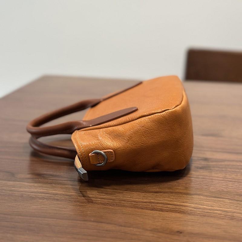 Johnature Small Bag Versatile Shoulder Crossbody Bag Simple Handbag Commuter Genuine Leather Women's Bag