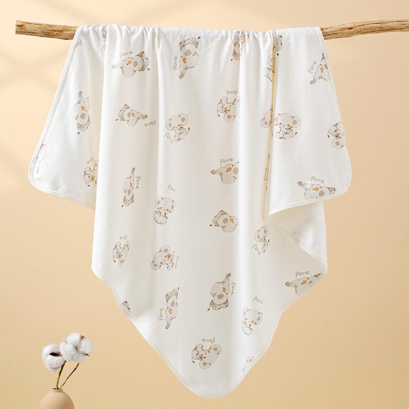 Breathable Pure Cotton Newborn Swaddle Blanket, Thin To Prevent Startle Reflex, Infant Type A.