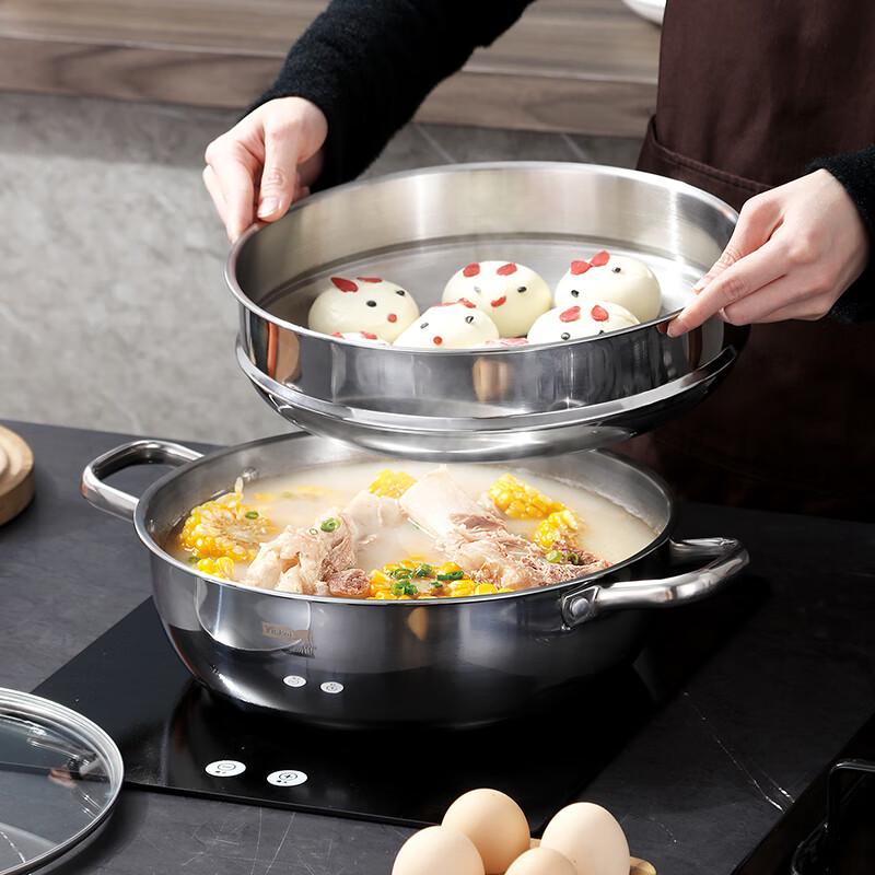 Yi Bo Stoke 28cm 304 Edelstahl Dampfgarer