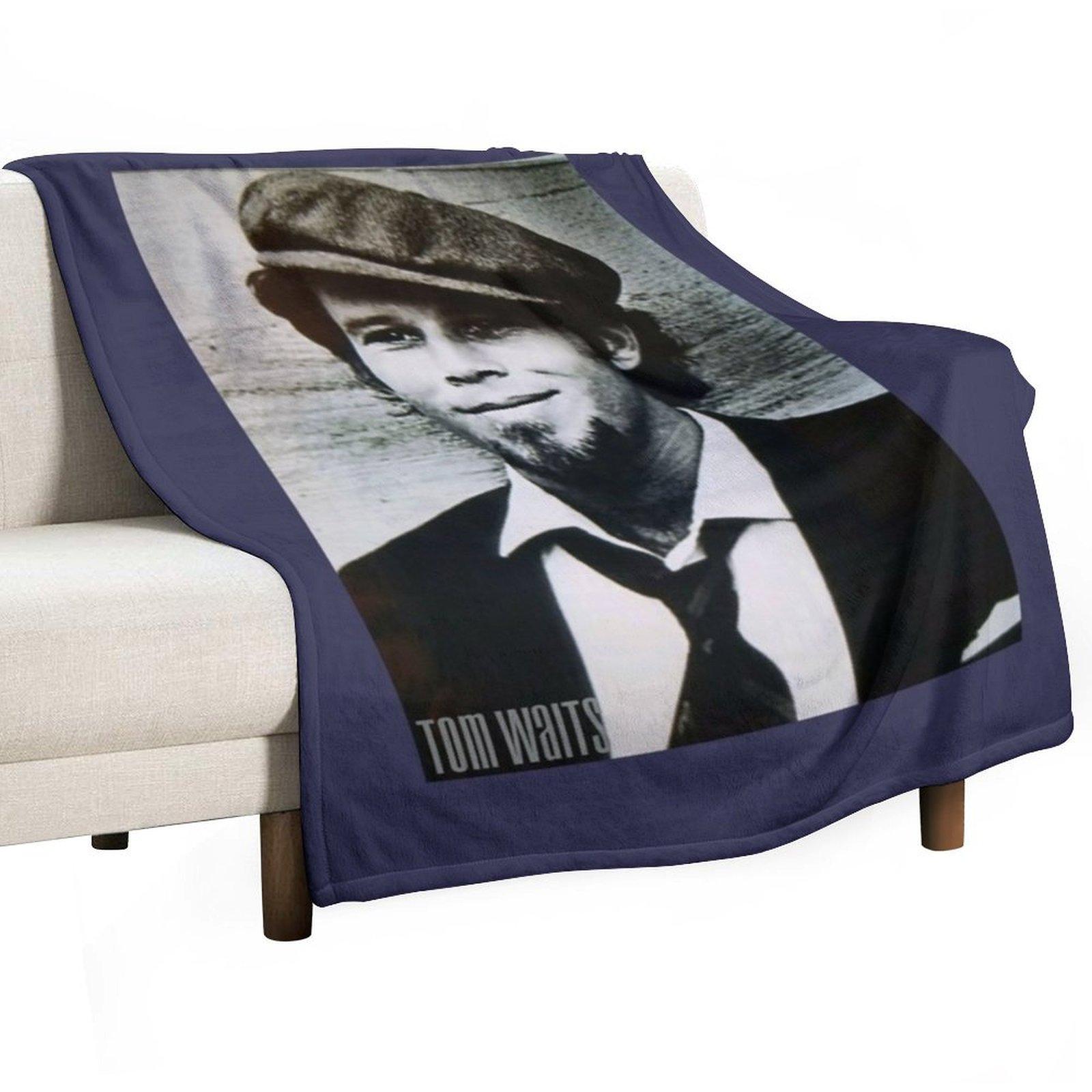 Плед Tom Waits для декоративного дивана, мягкий клетчатый плед. 30x40in