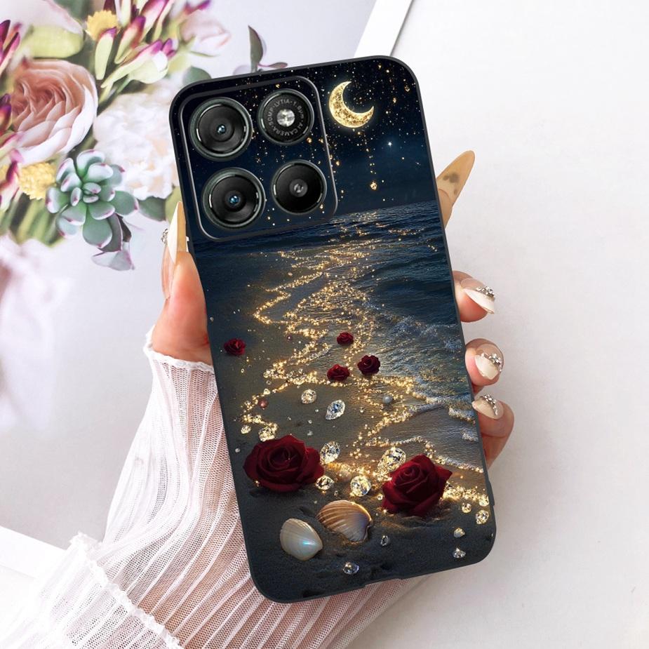 For Motorola Moto G15 G17 Power Case Cute Cat Fashion Painted Cover Soft TPU Phone Case For Moto G17 Power MotoG15 MotoG17 Shell