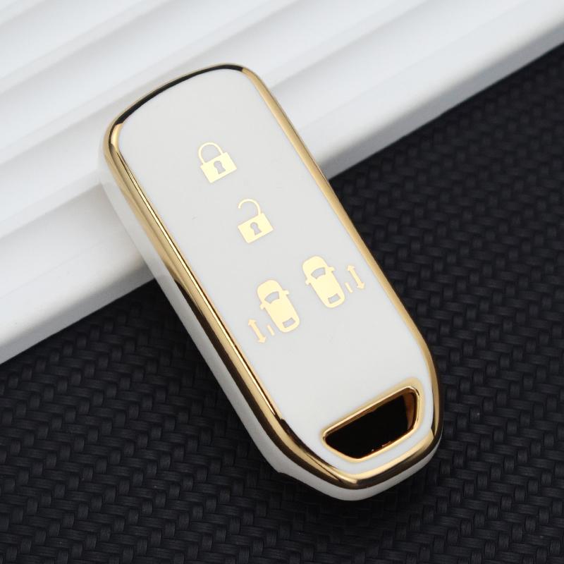 2/4 Buttons New TPU Remote Shell Fob For Honda New Nbox N-One Custom JF3 / JF4 N-BOX JF1 / JF2 N-BOX+ Plus N Wagon Car Key Case Cover