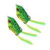 2Pcs Simulated Frog Fishing Lure with Hooks Topwater Soft Fishing Baits Artificial Fishing Lure Soft Tube Baits