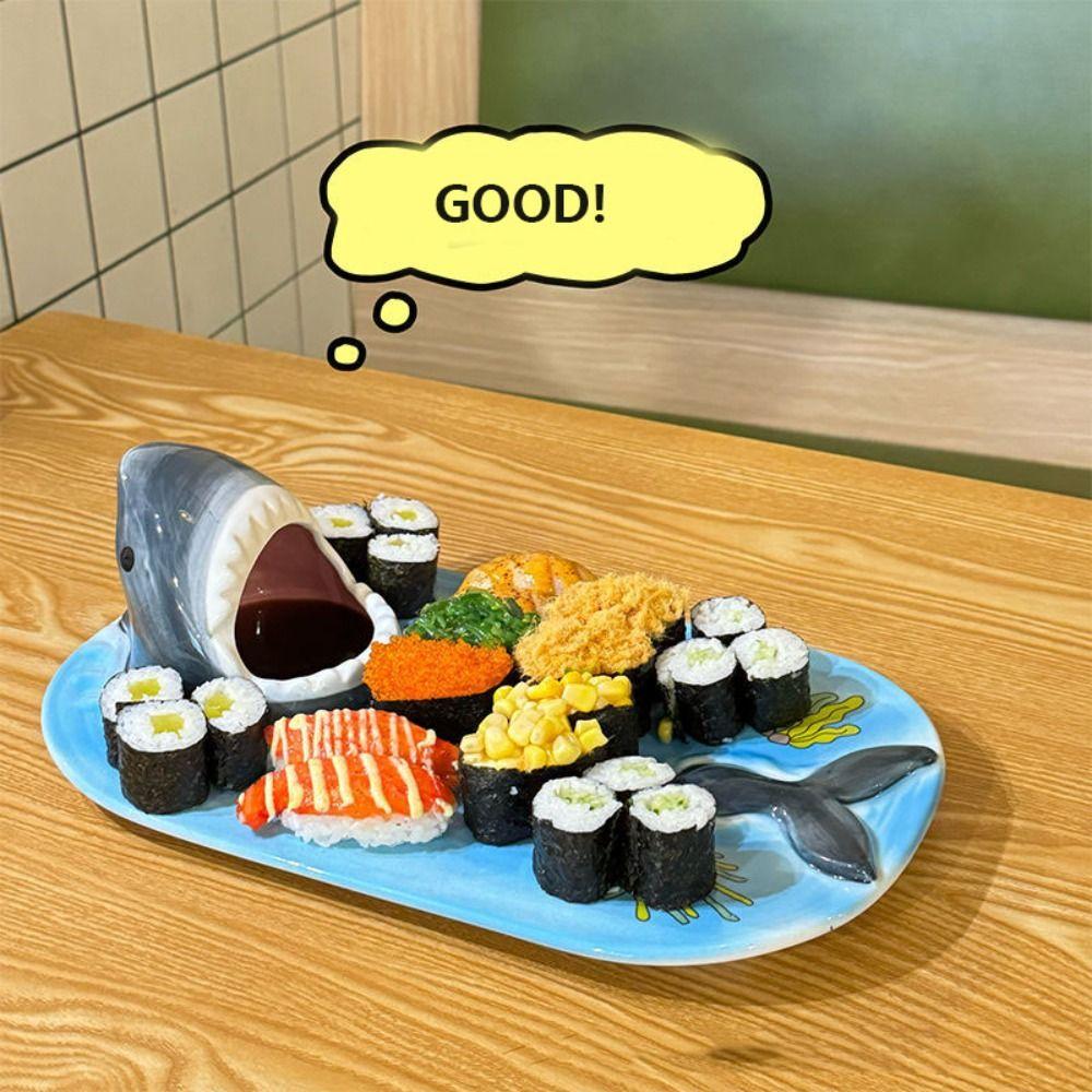 Japanese Style Sushi Serving Plate Cheese Board Food Serving Tray  Dining Table Kitchen Decor