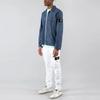 Stone Island Logo Polo Jacket Men jackets Blue 741511207-WASH