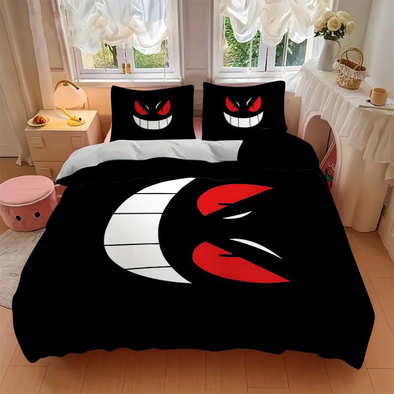 3Pcs Abstract Minimalist Bedding Set Soft Fabric Duvet Cover Pillowcases Home Christmas Xmas Halloween Gift 1 Duvet Cover 2 Pillowcase Y1854