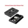 Universelle DSLR-Stativ-Schnellwechselplatte mit 1/4"-Schraubenschlitz