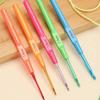 2-7mm Crochet Hooks Multifunctional Plastics Handle Aluminum Knitting Needles for Yarn DIY Craft Nice Gift Women Knitting Tools
