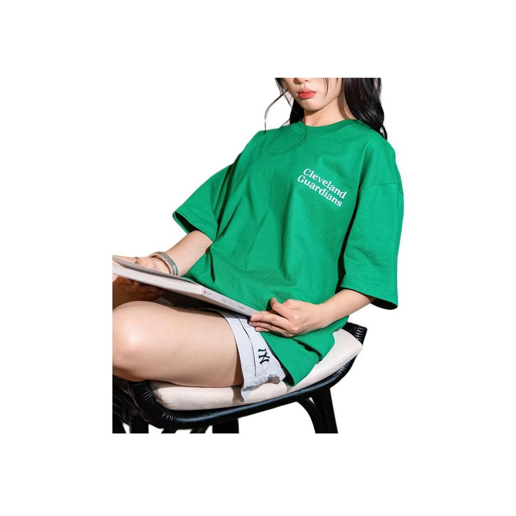 New MLB College Style Series T Shirts Unisex Neon Green 3ATSV0443-45GNN