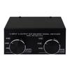 3 Input to 3 Output Fully Balanced XLR Signal Passive Stereo Selector Switch Switcher   Balanced XLR to Unbalanced RCA