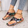 Toe sandals summer refreshing casual color slippers fashion large size car line fashion sandals