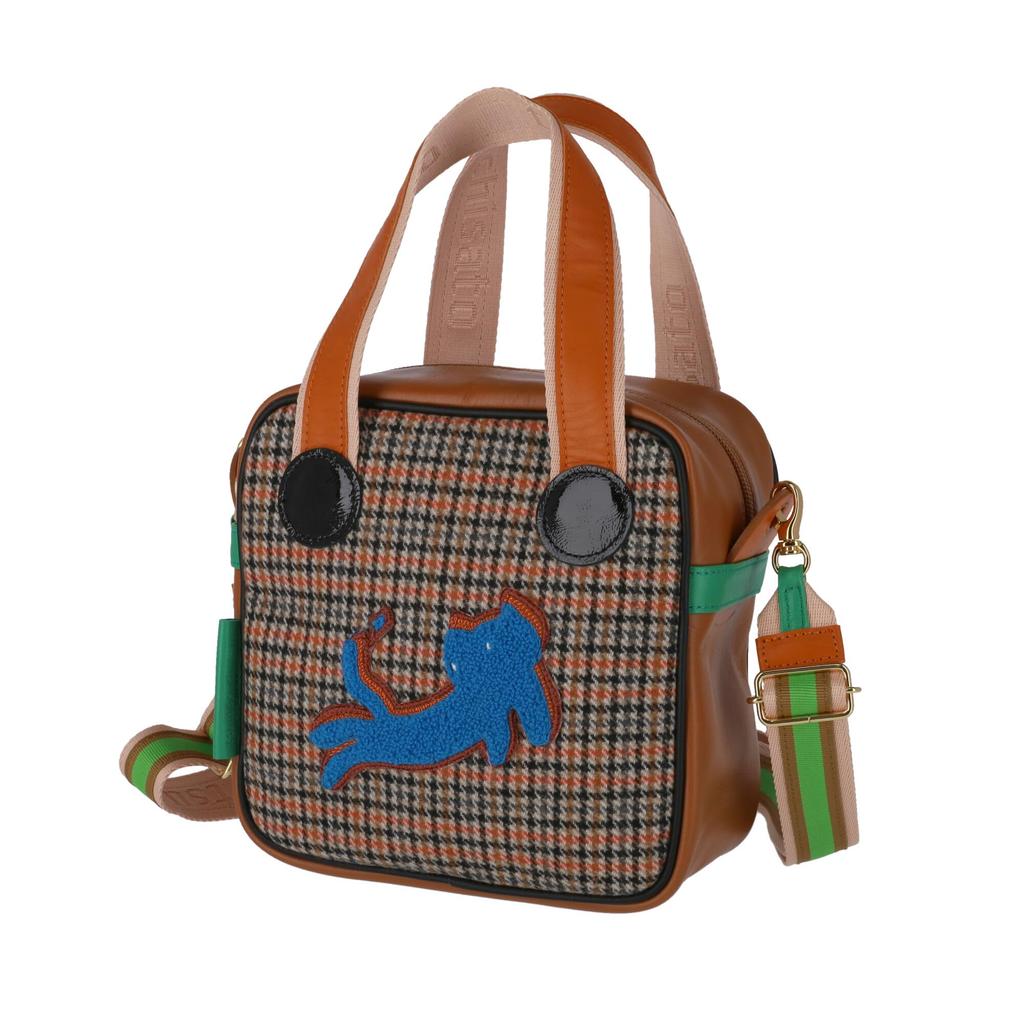 2way Bag Shoulder Bag Handbag Wool Check Kiraneko [Tsumori Chisato] Women's