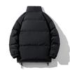 Fleece pink stand-up neck cotton-padded jacket men's autumn and winter new men's fleece thickened cotton-padded jacket top thick bread jacket