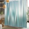 Gradient Shower Curtain Stripes Abstract Polyester Waterproof Modern Bathroom Decoration Bath Curtains With Hook