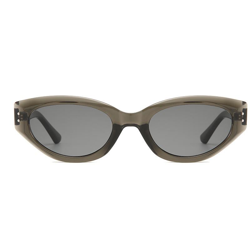 Retro Cat Eye High-end Sunglasses Women's Men's Sun Shading &UV Resistant Driving Sunglasses Oval Lady Sun Glasses Gafas De Sol