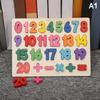 Dětské Alfabetické Aritmetické Číselné Puzzle Dřevěné Montessori Předškolní Učení Vzdělávací Hra Hračka Narozeninové Dárky Pro Děti