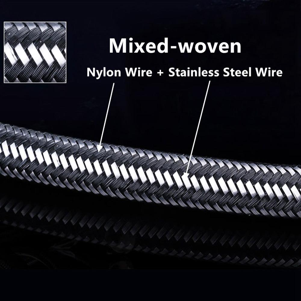 

Sianco 1/2 Stainless Steel Plumbing Anti-explosion Flexible Braided Hose Water Pipe for Kitched Bathroom Faucet 20cm~70cm DN15