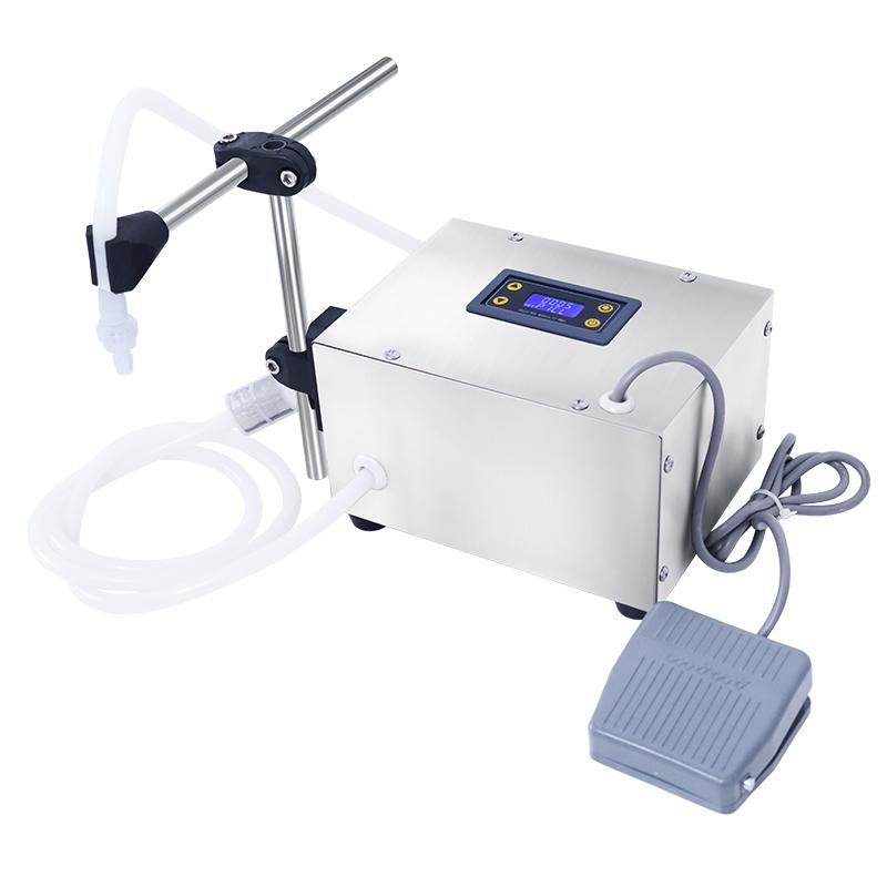 ZONESUN ZS-YT160SE Liquid Filling Machine Water Juice Drinks Cosmetic Diaphragm Pump Small Bottle Filler Beverage Packaging 110 volts