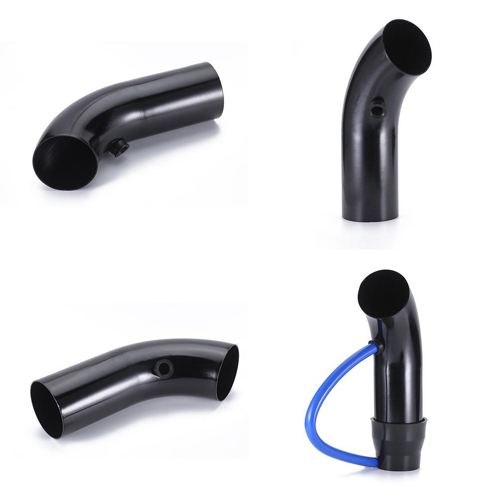 Tubo Universale 3 pollici 76mm per Presa d'Aria Condotti d'Aria Fredda Tubi Kit Sistema di Aspirazione Aria Fredda per Auto in Alluminio Tubo di Induzione Turbo